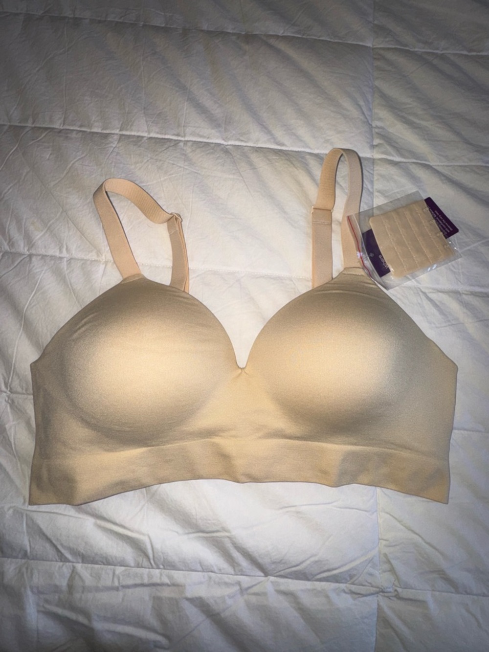 BODY & BRA Smooth Nude Seamless T-Shirt Bra with Removable Straps
